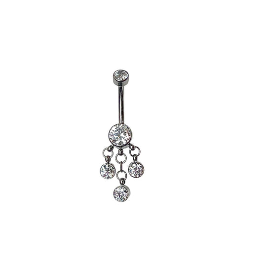 THREE PENDANT NAVEL