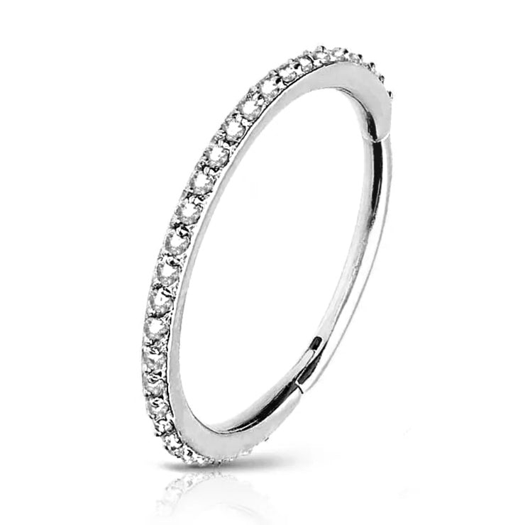 CLICKER RING WITH DIAMONDS