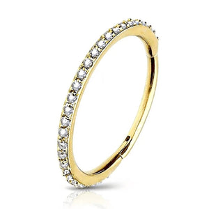 CLICKER RING WITH DIAMONDS